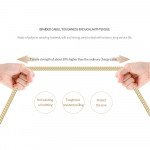 Wholesale 3 in 1 IP Lighting Type C Micro Metal Nylon Woven Aluminum USB Cable 4ft for iPhone, iDevice (Gold)